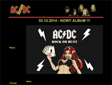 Tablet Screenshot of acdc.shost.pl